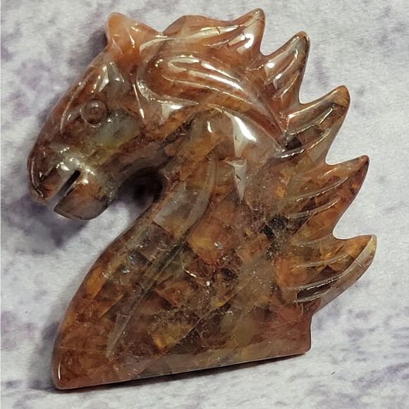 Fire Quartz Unicorn - Picture 2 of 15